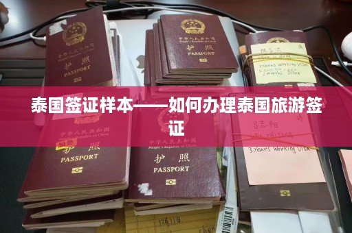 泰国签证样本——如何办理泰国旅游签证  第1张