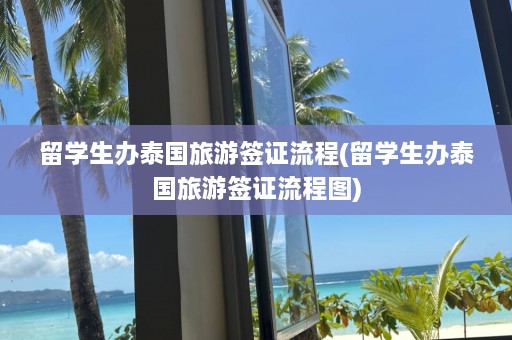 留学生办泰国旅游签证流程(留学生办泰国旅游签证流程图)