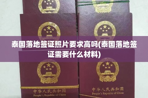 泰国落地签证照片要求高吗(泰国落地签证需要什么材料)  第1张