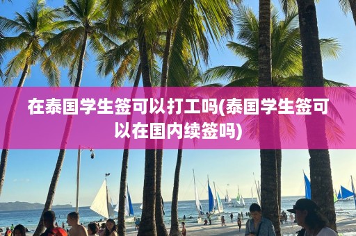 在泰国学生签可以打工吗(泰国学生签可以在国内续签吗)  第1张