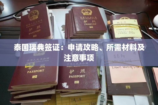 泰国瑞典签证：申请攻略、所需材料及注意事项  第1张