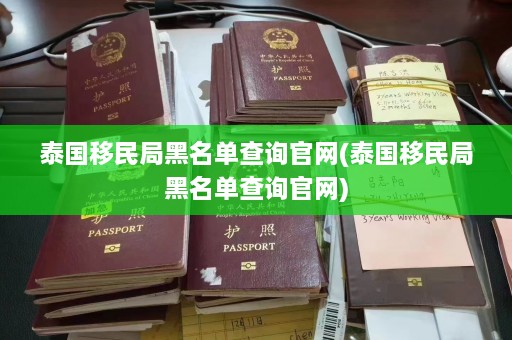 泰国移民局黑名单查询官网(泰国移民局黑名单查询官网)  第1张