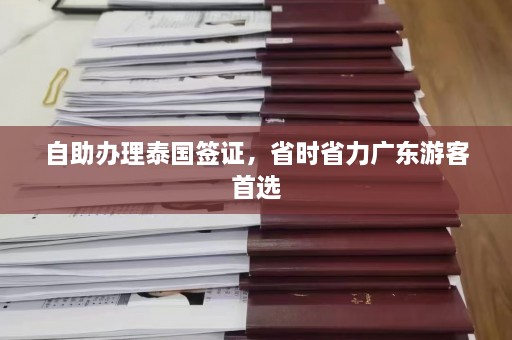 自助办理泰国签证，省时省力广东游客首选