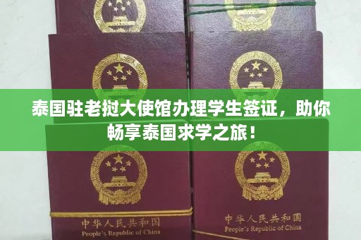 泰国驻老挝大使馆办理学生签证，助你畅享泰国求学之旅！  第1张