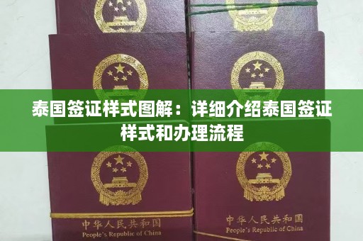 泰国签证样式图解：详细介绍泰国签证样式和办理流程  第1张