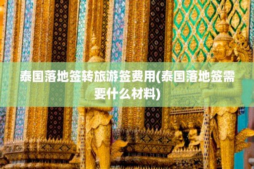 泰国落地签转旅游签费用(泰国落地签需要什么材料)  第1张