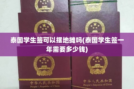 泰国学生签可以摆地摊吗(泰国学生签一年需要多少钱)  第1张