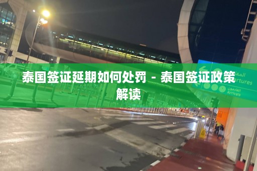 泰国签证延期如何处罚 - 泰国签证政策解读