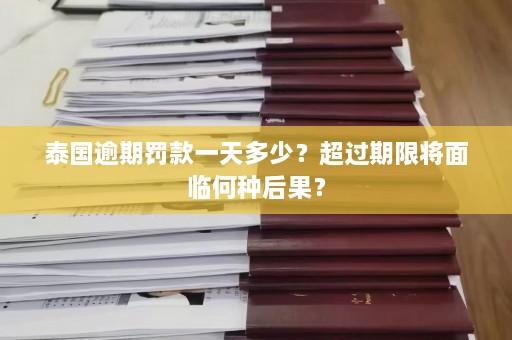 泰国逾期罚款一天多少？超过期限将面临何种后果？