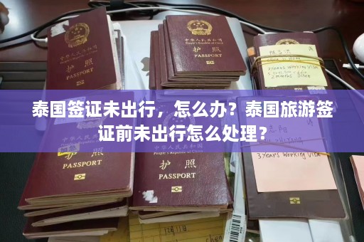 泰国签证未出行，怎么办？泰国旅游签证前未出行怎么处理？  第1张