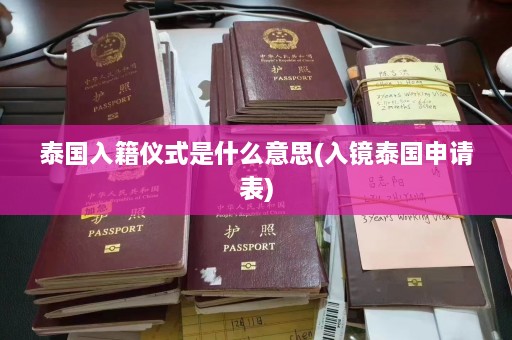 泰国入籍仪式是什么意思(入镜泰国申请表)