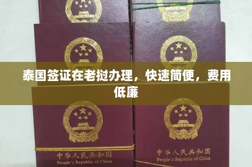 泰国签证在老挝办理，快速简便，费用低廉  第1张