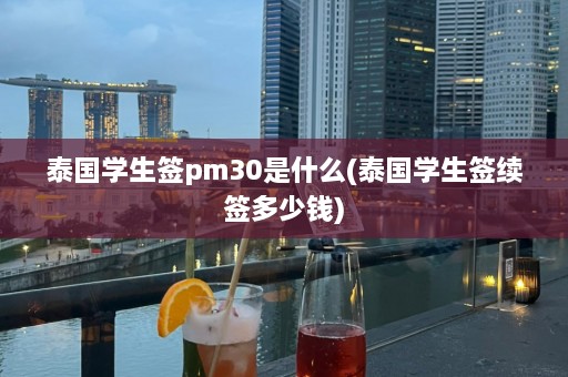 泰国学生签pm30是什么(泰国学生签续签多少钱)  第1张