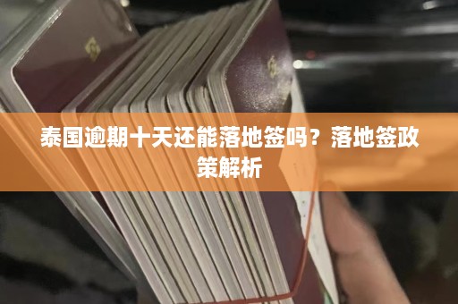 泰国逾期十天还能落地签吗？落地签政策解析  第1张