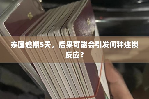 泰国逾期5天，后果可能会引发何种连锁反应？