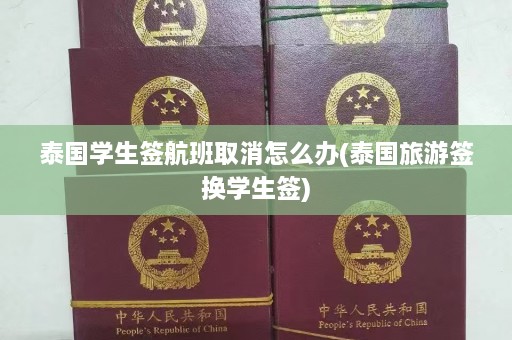 泰国学生签航班取消怎么办(泰国旅游签换学生签)