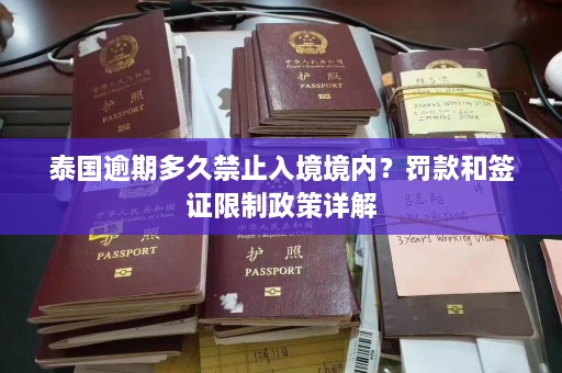 泰国逾期多久禁止入境境内？罚款和签证限制政策详解