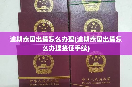 逾期泰国出境怎么办理(逾期泰国出境怎么办理签证手续)  第1张