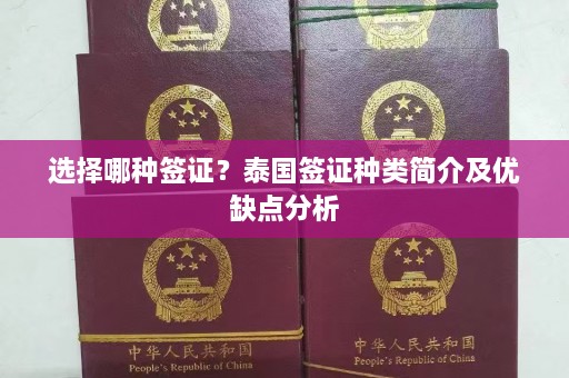 选择哪种签证？泰国签证种类简介及优缺点分析