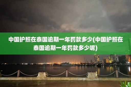 中国护照在泰国逾期一年罚款多少(中国护照在泰国逾期一年罚款多少呢)