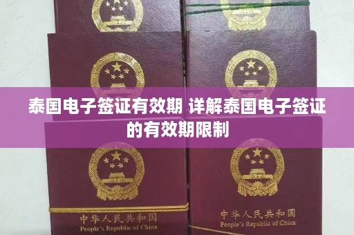 泰国电子签证有效期 详解泰国电子签证的有效期限制  第1张