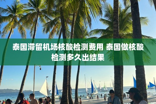 泰国滞留机场核酸检测费用 泰国做核酸检测多久出结果  第1张