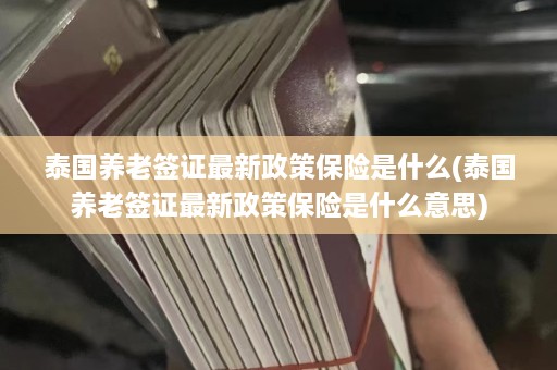 泰国养老签证最新政策保险是什么(泰国养老签证最新政策保险是什么意思)