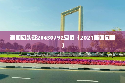 泰国回头签2043079Z空间（2021泰国回国）