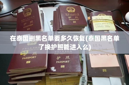 在泰国删黑名单要多久恢复(泰国黑名单了换护照能进入么)