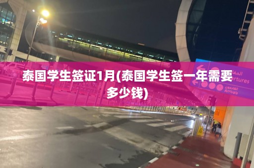 泰国学生签证1月(泰国学生签一年需要多少钱)  第1张