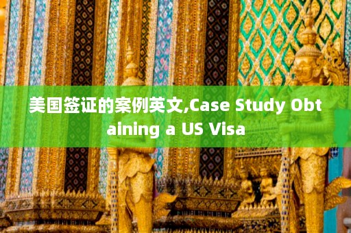 美国签证的案例英文,Case Study Obtaining a US Visa  第1张