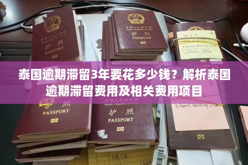 泰国逾期滞留3年要花多少钱？解析泰国逾期滞留费用及相关费用项目  第1张