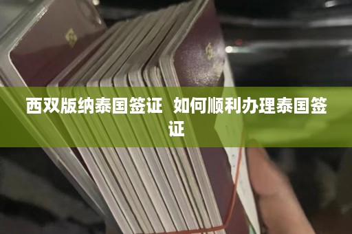 西双版纳泰国签证  如何顺利办理泰国签证 第1张