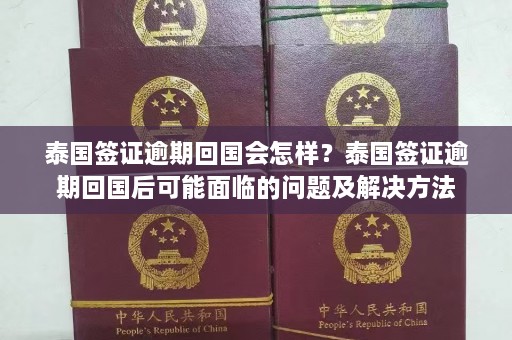 泰国签证逾期回国会怎样？泰国签证逾期回国后可能面临的问题及解决 ***   第1张