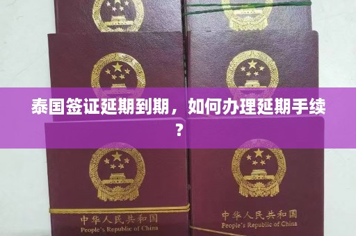 泰国签证延期到期，如何办理延期手续？  第1张