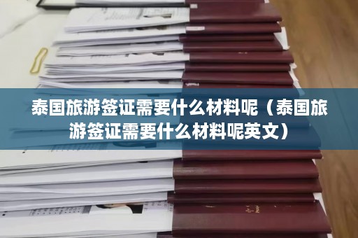 泰国旅游签证需要什么材料呢（泰国旅游签证需要什么材料呢英文）  第1张