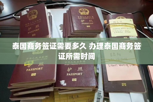 泰国商务签证需要多久 办理泰国商务签证所需时间  第1张