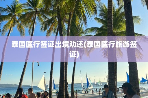 泰国医疗签证出境劝还(泰国医疗旅游签证)