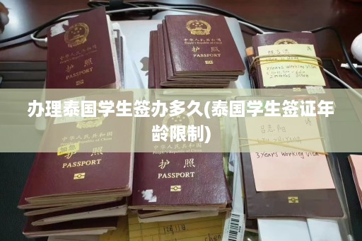 办理泰国学生签办多久(泰国学生签证年龄限制)  第1张