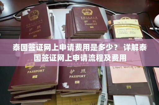 泰国签证网上申请费用是多少？ 详解泰国签证网上申请流程及费用  第1张