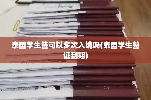 泰国学生签可以多次入境吗(泰国学生签证到期)  第1张