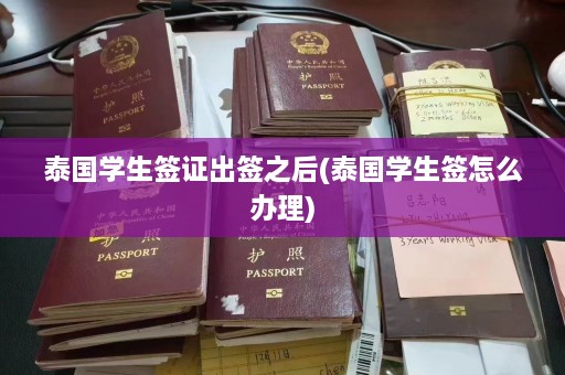 泰国学生签证出签之后(泰国学生签怎么办理)  第1张