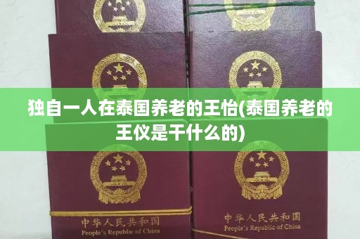 独自一人在泰国养老的王怡(泰国养老的王仪是干什么的)