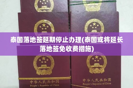 泰国落地签延期停止办理(泰国或将延长落地签免收费措施)  第1张