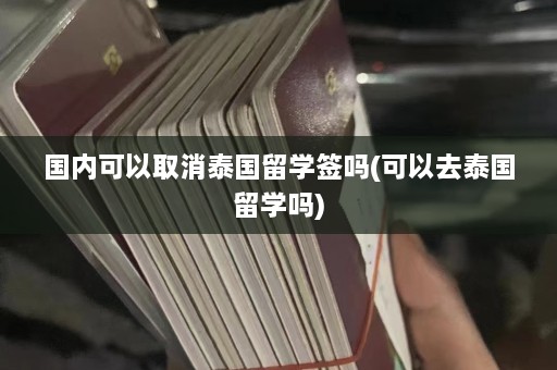 国内可以取消泰国留学签吗(可以去泰国留学吗)