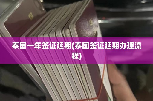 泰国一年签证延期(泰国签证延期办理流程)