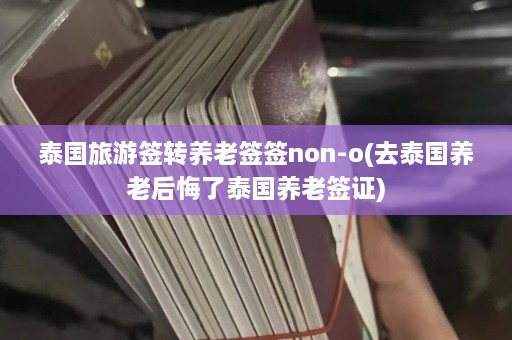 泰国旅游签转养老签签non-o(去泰国养老后悔了泰国养老签证)