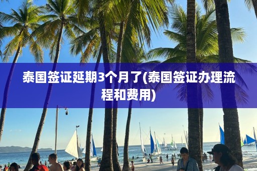 泰国签证延期3个月了(泰国签证办理流程和费用)  第1张