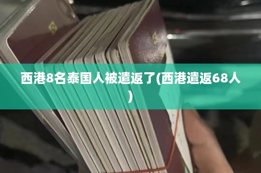 西港8名泰国人被遣返了(西港遣返68人)  第1张