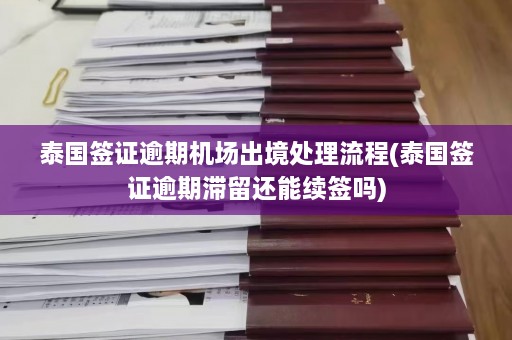 泰国签证逾期机场出境处理流程(泰国签证逾期滞留还能续签吗)